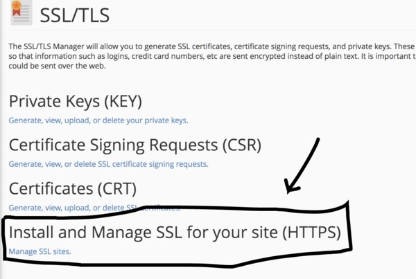 Install & Manage SSL