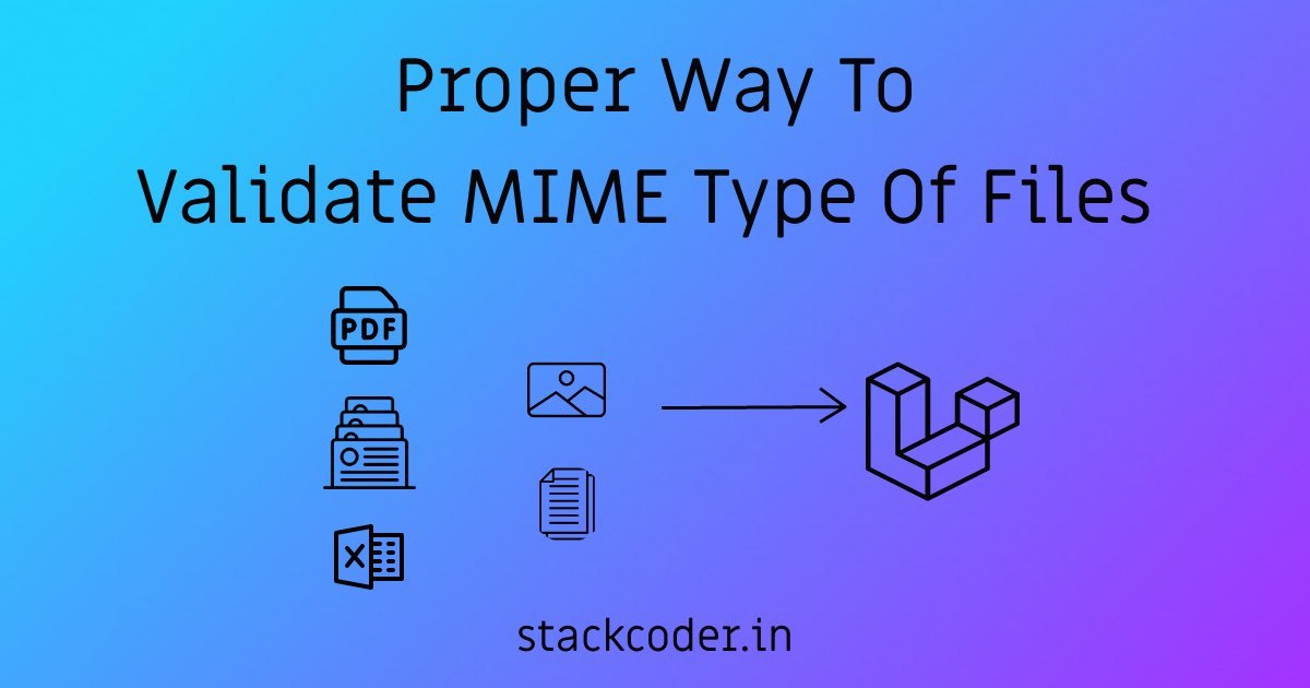 Proper Way To Validate MIME Type Of Files | StackCoder