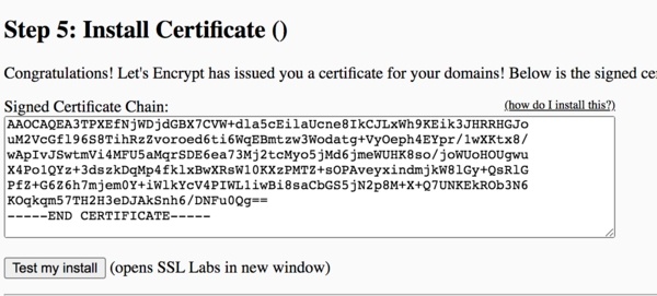 Install Certificates | Free SSL Certificate