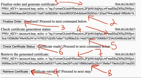 Final Order To Get Certificate | Free SSL Certificate